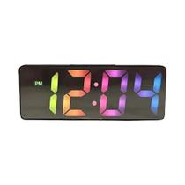 Despertador Digital LED Com Display De Temperatura E Brilho Ajustável Luz De Acordar Para Quarto E