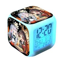Despertador digital LED Hualongji Square 8x8x8cm ABS