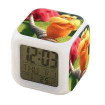 Despertador digital LED Loraxs Square 8x8x8cm para crianças Despertador digital LED Loraxs Square 8x8x8cm para crianças
