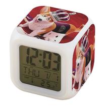 Despertador digital LED Queen's Corgi Square 8x8x8cm Despertador digital LED Queen's Corgi Square 8x8x8cm