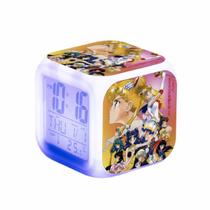 Despertador digital LED Sailors Moons Square 8x8x8cm