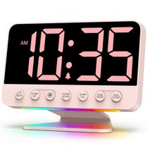 Despertador digital Odokee Sakura Pink com 5 sons de alarme