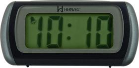 Despertador Digital Preto Herweg 2916