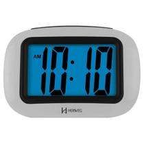 Despertador Digital Quartzo Herweg 2976 070 Prata Despertador Digital Quartzo Herweg 2976 070 Prata