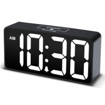 Despertador DreamSky Small Digital com porta de carregamento USB