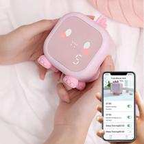 Despertador infantil LEDHOLYT, luz de despertador de dinossauro controlada por celular, relógio para treinamento do sono, lindo despertador decorativo de quarto de dinossauro, luz noturna, presente de aniversário para meninos e meninas Despertador infantil LEDHOLYT, luz de despertador de dinossauro controlada por celular, relógio para treinamento do sono, lindo despertador decorativo de quarto de dinossauro, luz noturna, presente de aniversário para meninos e meninas