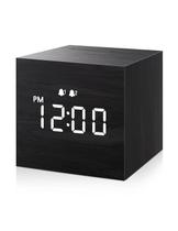 Despertador JALL Digital LED Time Display Madeira Preto