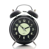 Despertador Loud Twin Bell Luminous Dial Metal Black 280g