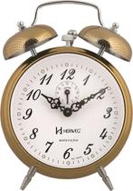 Despertador Mecânico Dourado Herweg 2380 Despertador Mecânico Dourado Herweg 2380