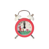 Despertador Mini Cartoon Twin Bell para crianças com design fofo de cachorro Despertador Mini Cartoon Twin Bell para crianças com design fofo de cachorro