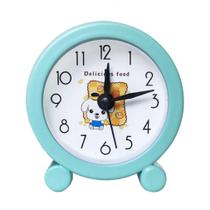 Despertador Mini Metal Cartoon Desktop Clock verde 5cm