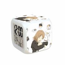 Despertador Natsume's Friends Books Square LED com alarme