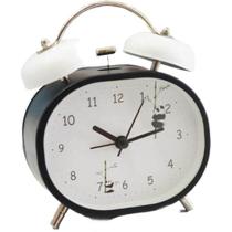Despertador Panda Mute Double Bell Small Metal Desktop