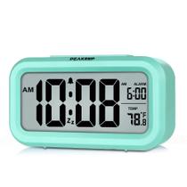 Despertador Peakeep Night Light Digital com temperatura