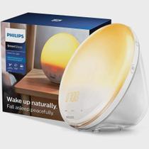 Despertador Philips Wake-Up Light Com Colorido Sunris Hf3520