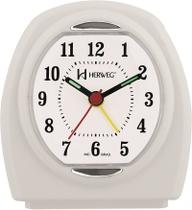 Despertador Quartz Branco Herweg 2633