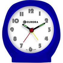 Despertador Quartz Eurora Ref: 2696-011 Azul Redondo Despertador Quartz Eurora Ref: 2696-011 Azul Redondo