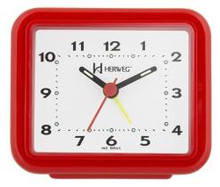 Despertador Quartz Herweg Ref: 2612-044 - Vermelho