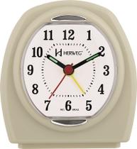 Despertador Quartz Marfim Herweg 2633
