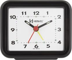 Despertador Quartz Preto Herweg 2612