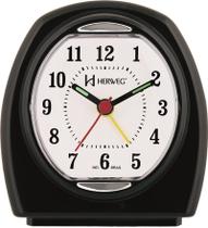 Despertador Quartz Preto Herweg 2633