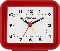 Despertador Quartz Vermelho Herweg 2612