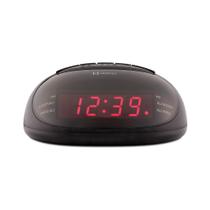 Despertador Rádio Relógio Preto Herweg 8112