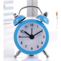 Despertador redondo relógio portátil Retrô 5,5cm alta qualidade - filó modas
