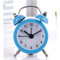 Despertador redondo relógio portátil Retrô 5,5cm - Filó Modas