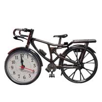 Despertador Relógio de mesa retrô em forma de bicicleta vintage