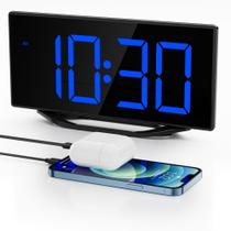 Despertador Roxicosly Loud Digital para pessoas que dormem muito no quarto