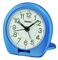 Despertador Seiko Sakai Travel Bedroom azul metálico Despertador Seiko Sakai Travel Bedroom azul metálico