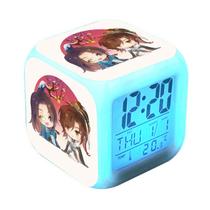Despertador Shapolang Square LED Digital 8x8x8cm para crianças
