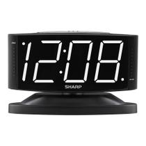 Despertador Sharp Home LED Digital Swivel Base Preto-Branco Despertador Sharp Home LED Digital Swivel Base Preto-Branco