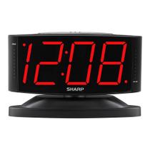Despertador Sharp Home LED Digital Swivel Base Preto