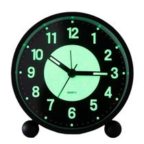 Despertador silencioso de quartzo sem tique-taque com mostrador luminoso 3 Despertador silencioso de quartzo sem tique-taque com mostrador luminoso 3