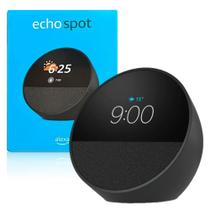 Despertador Smart Echo Spot Com Alexa Preto BV84J9 Amazon