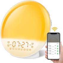 Despertador Smart Sunrise WiFi Tuya App branco Despertador Smart Sunrise WiFi Tuya App branco