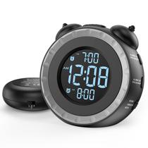 Despertador Succe Loud Dual com agitador de cama para pessoas que dormem pesado