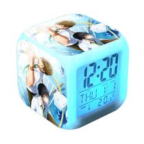 Despertador Swimming Club Square LED Digital para homens