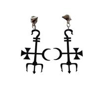 Desperte a Magia com os Brincos Sigilo São Cipriano em Acrílico da Relikariu Desperte a Magia com os Brincos Sigilo São Cipriano em Acrílico da Relikariu