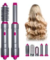 Desperte Sua Beleza Única: Escova 5 em 1 Original Secador Modelador Bella Hair DeLuxe 110v Não Giratória