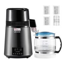 Destilador de água VEVOR 4L 1750W com pote de vidro em aço inoxidável Destilador de água VEVOR 4L 1750W com pote de vidro em aço inoxidável