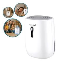 Desumidificador De Ar Ambiente Eletrico Antimofo 500ml Portátil c/ Led Importway Branco Desumidificador De Ar Ambiente Eletrico Antimofo 500ml Portátil c/ Led Importway Branco