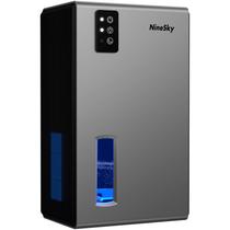 Desumidificador NineSky para uso doméstico, tanque de água de 2,5 L, 75 m², cinza