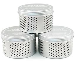 Desumidificador TOAAOT Silica Gel 200g Canister Gun Safe (3 unidades) Desumidificador TOAAOT Silica Gel 200g Canister Gun Safe (3 unidades)