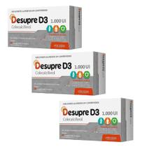 Desupre D3 Colecalciferol 1000UI 3x40 Cápsulas Vitamina D Arte Nativa