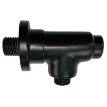 Desviador Chuveiro Ducha Deca Universal Preto Fosco 1/2"