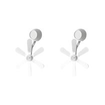 Desviador De Ar Para Janela Com Ventosa P/ Ar-condicionado