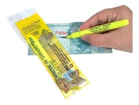 Detect Pen Original Caneta Para Validar Nota Falsa Real Dólar Euro Testador De Cédulas 1 Unidade